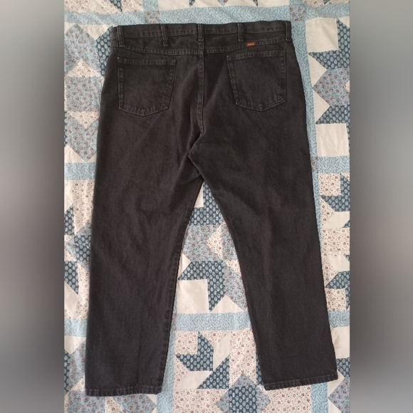 A Rustler Black Relaxed Denim Jeans - Picture 4 of 6